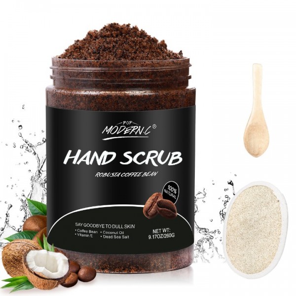 POP MODERN.C Coffee Exfoliating Hand Scrub with Natural Organic Brown Sugar and Coconut oil