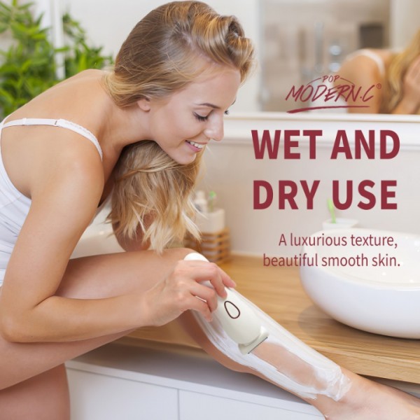POP MODERN.C Rechargeable Epilator Dual Speed Full-Body Hair Removal Epilator for Women